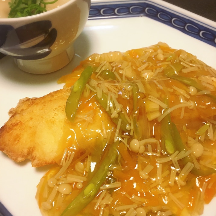白身魚の和風野菜あんかけ レシピ 作り方 By かづみん0615 楽天レシピ 白身魚の和風野菜あんかけ レシピ 作り方 By かづみん0615 楽天レシピ